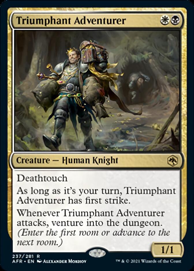 Triumphant Adventurer [Dungeons & Dragons: Adventures in the Forgotten Realms] | Boutique FDB TCG