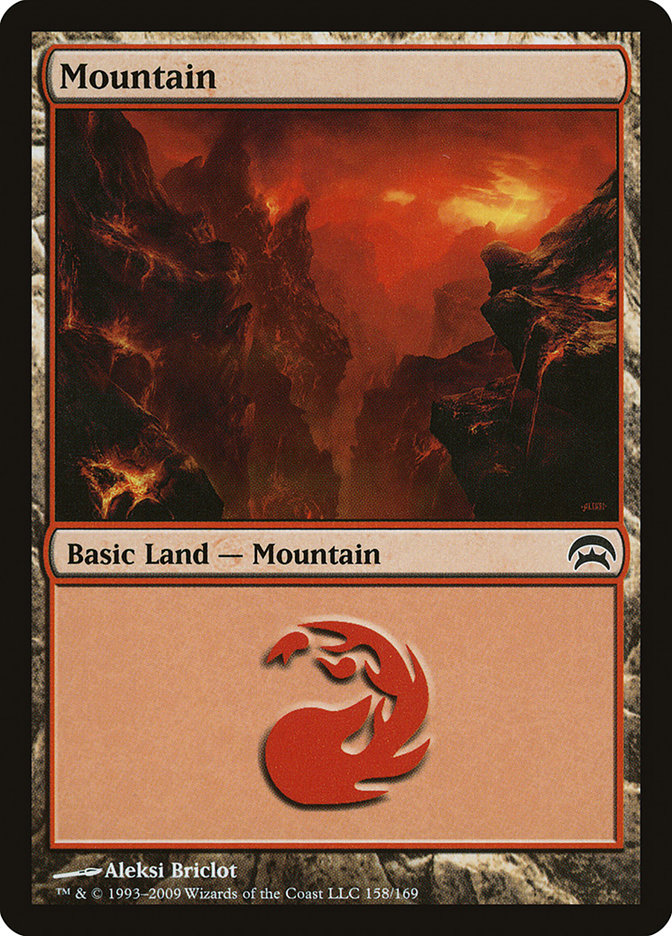 Mountain (158) [Planechase] | Boutique FDB TCG