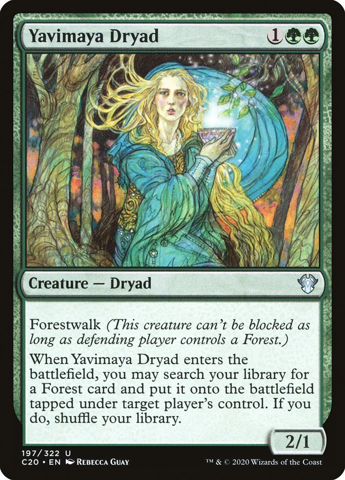 Yavimaya Dryad [Commander 2020] | Boutique FDB TCG