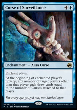 Curse of Surveillance (Promo Pack) [Innistrad: Midnight Hunt Promos] | Boutique FDB TCG