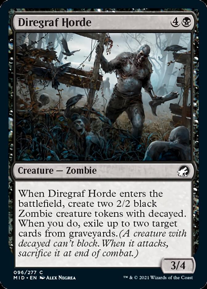 Diregraf Horde [Innistrad: Midnight Hunt] | Boutique FDB TCG