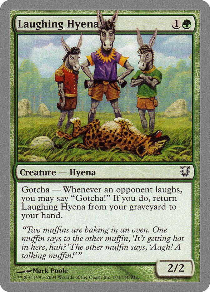 Laughing Hyena [Unhinged] | Boutique FDB TCG