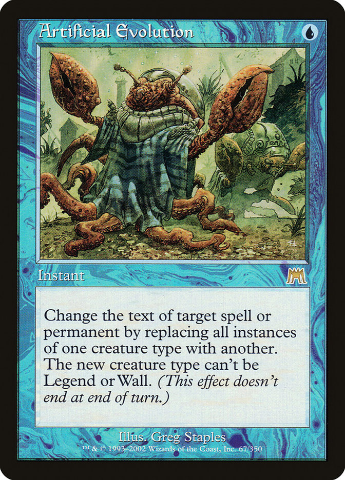 Artificial Evolution [Onslaught] | Boutique FDB TCG