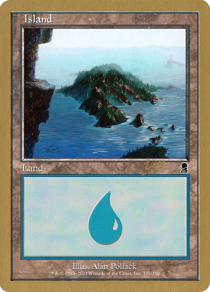 Island (rl335) (Raphael Levy) [World Championship Decks 2002] | Boutique FDB TCG