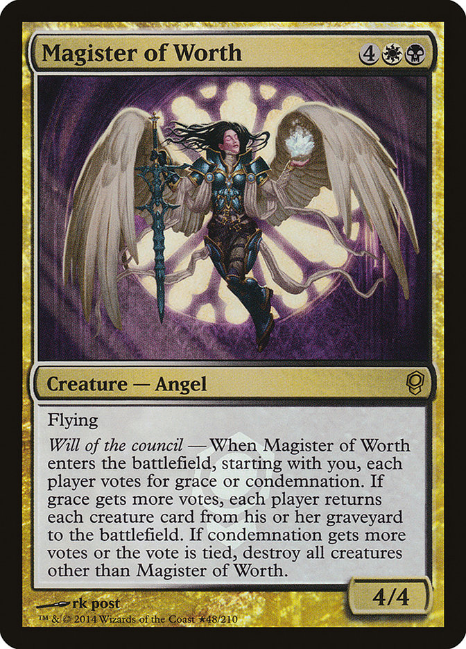 Magister of Worth (Launch) [Conspiracy Promos] | Boutique FDB TCG