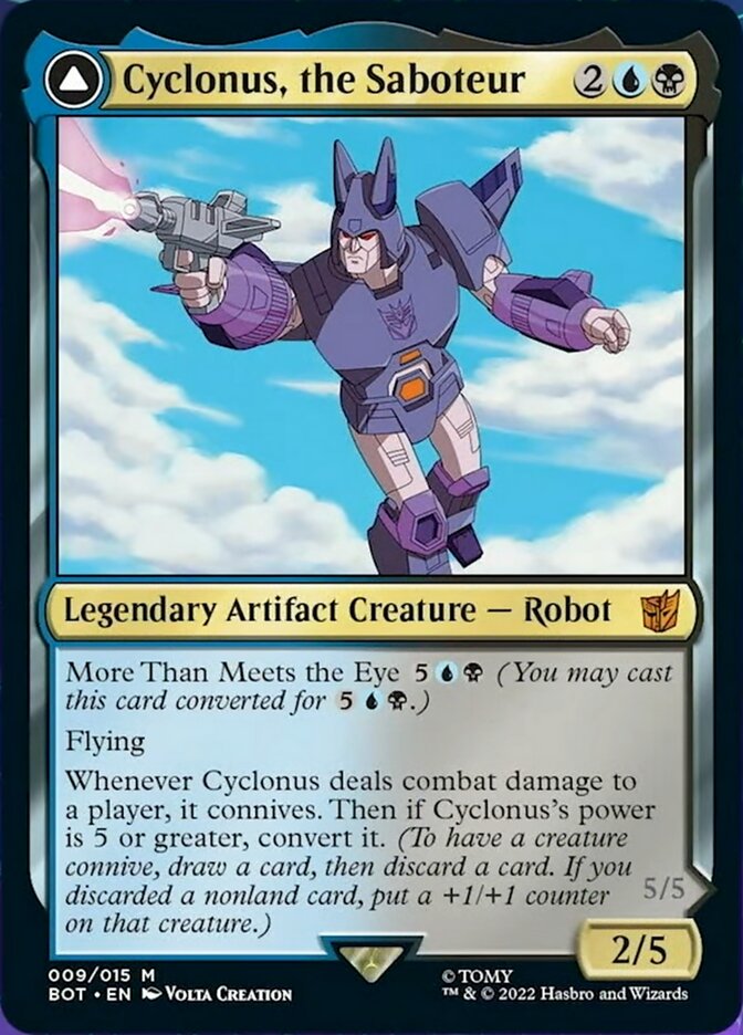 Cyclonus, the Saboteur // Cyclonus, Cybertronian Fighter [Transformers] | Boutique FDB TCG