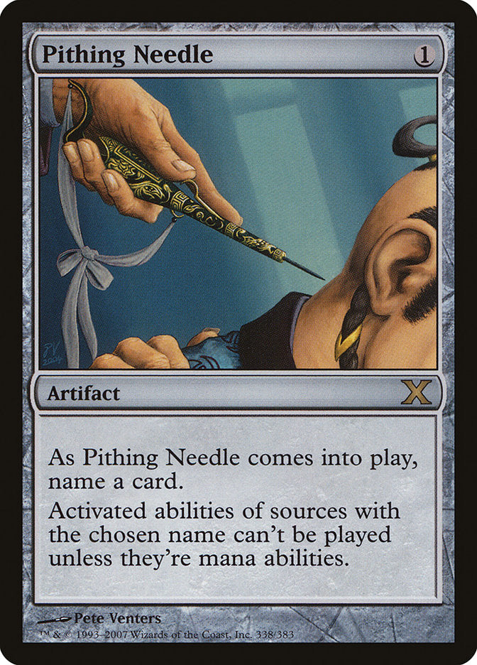 Pithing Needle [Tenth Edition] | Boutique FDB TCG