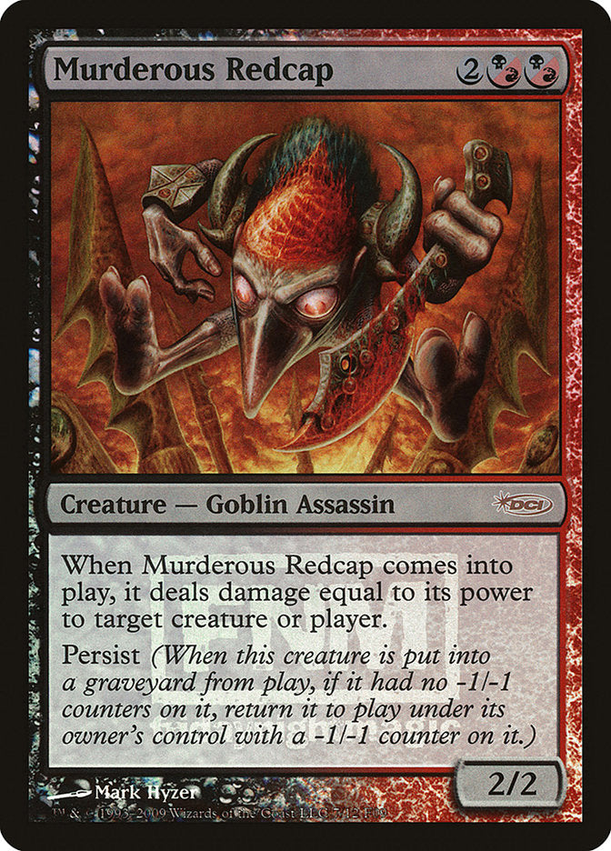 Murderous Redcap [Friday Night Magic 2009] | Boutique FDB TCG