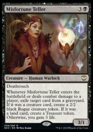 Misfortune Teller (Promo Pack) [Streets of New Capenna Commander Promos] | Boutique FDB TCG