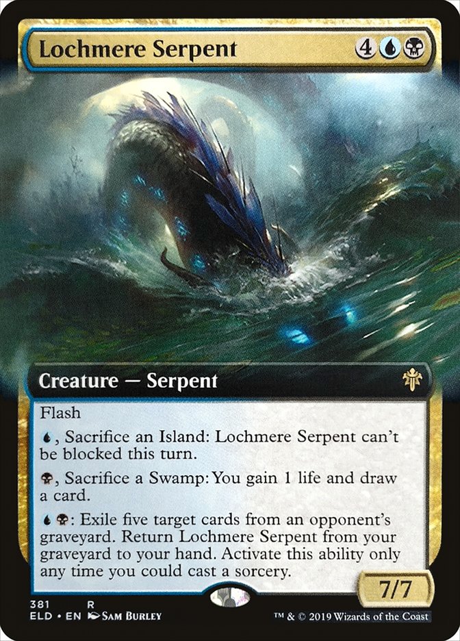 Lochmere Serpent (Extended Art) [Throne of Eldraine] | Boutique FDB TCG