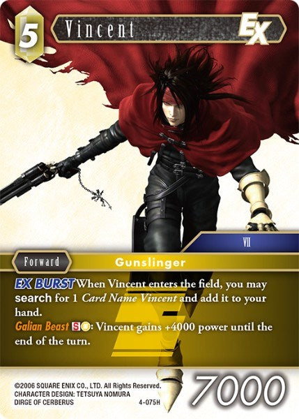 Vincent EX [Opus IV] | Boutique FDB TCG