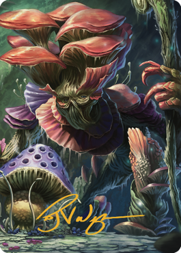 Myconid Spore Tender Art Card (Gold-Stamped Signature) [Commander Legends: Battle for Baldur's Gate Art Series] | Boutique FDB TCG