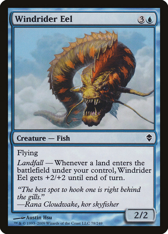 Windrider Eel [Zendikar] | Boutique FDB TCG