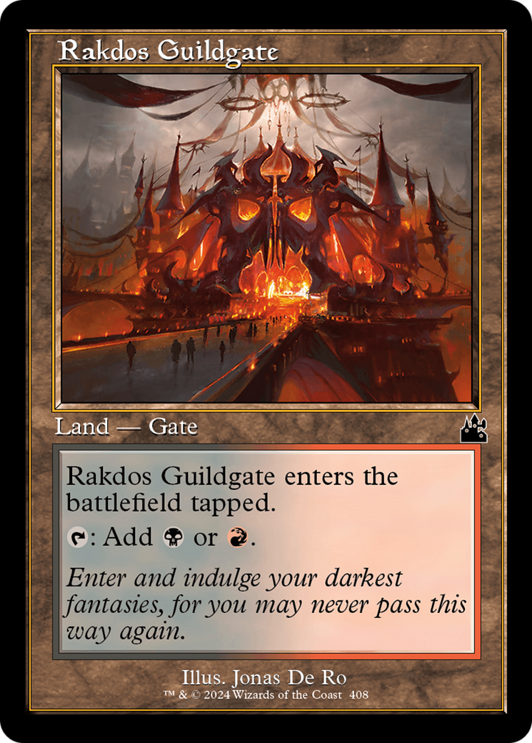 Rakdos Guildgate (Retro Frame) [Ravnica Remastered] | Boutique FDB TCG