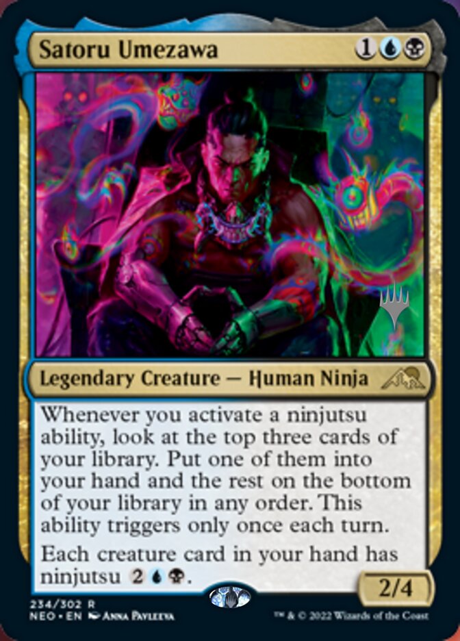 Satoru Umezawa (Promo Pack) [Kamigawa: Neon Dynasty Promos] | Boutique FDB TCG