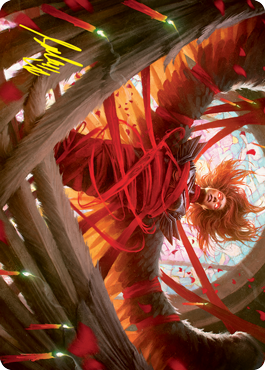 Sigarda's Imprisonment Art Card (Gold-Stamped Signature) [Innistrad: Crimson Vow Art Series] | Boutique FDB TCG