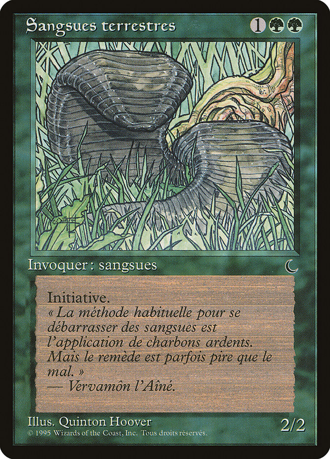 Land Leeches (French) - "Sangsues terrestres" [Renaissance] | Boutique FDB TCG