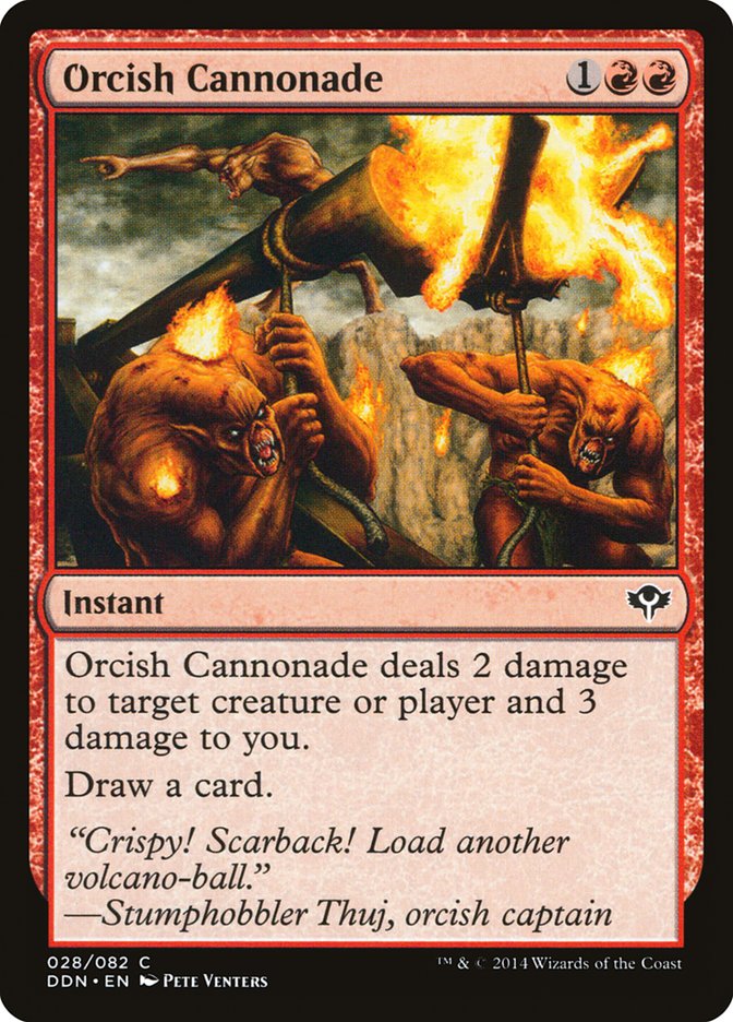 Orcish Cannonade [Duel Decks: Speed vs. Cunning] | Boutique FDB TCG