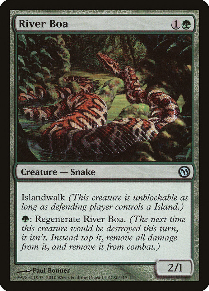 River Boa [Duels of the Planeswalkers] | Boutique FDB TCG