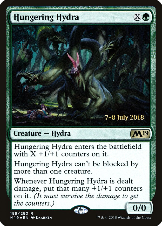 Hungering Hydra [Core Set 2019 Prerelease Promos] | Boutique FDB TCG