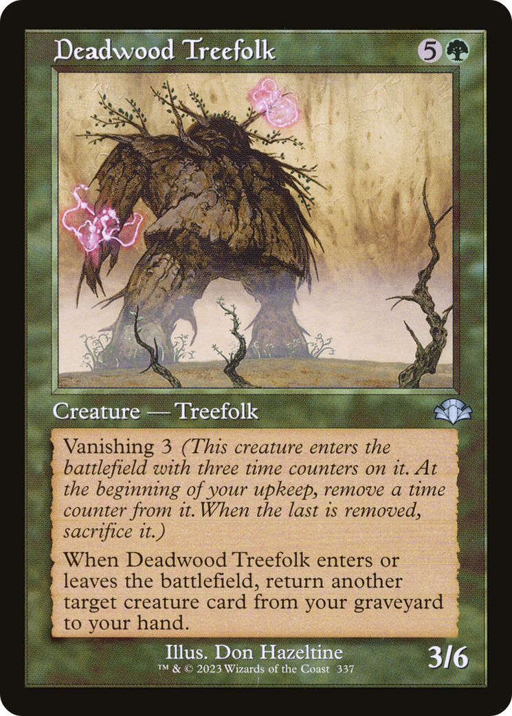 Deadwood Treefolk (Retro) [Dominaria Remastered] | Boutique FDB TCG