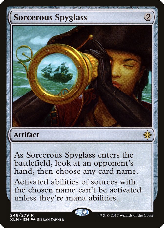 Sorcerous Spyglass [Ixalan] | Boutique FDB TCG