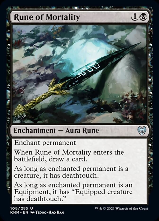 Rune of Mortality [Kaldheim] | Boutique FDB TCG