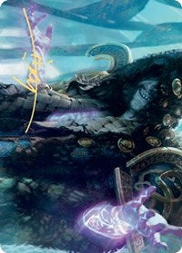 Valki, God of Lies Art Card (Gold-Stamped Signature) [Kaldheim Art Series] | Boutique FDB TCG