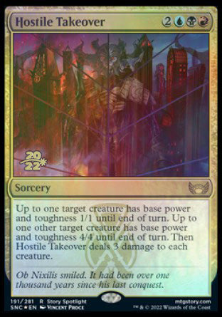 Hostile Takeover [Streets of New Capenna Prerelease Promos] | Boutique FDB TCG