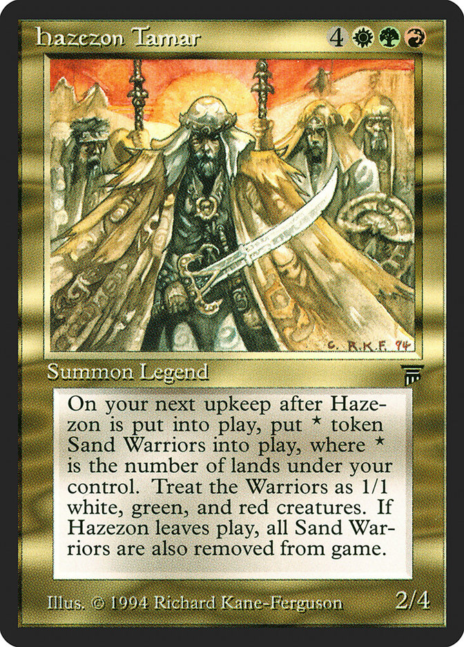 Hazezon Tamar [Legends] | Boutique FDB TCG