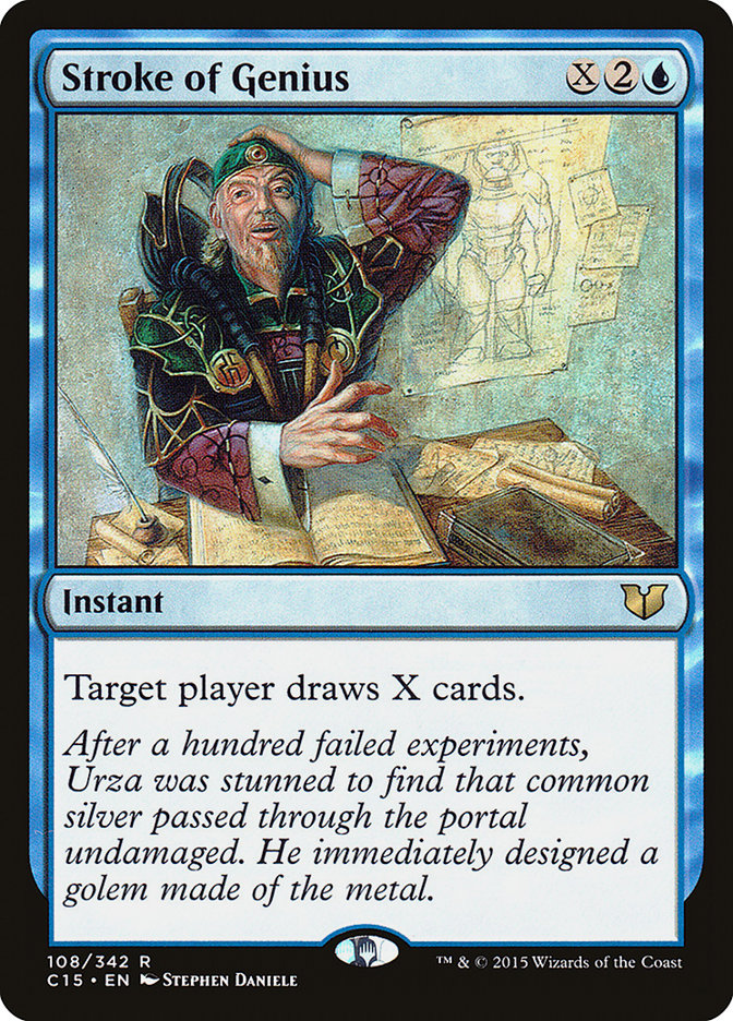 Stroke of Genius [Commander 2015] | Boutique FDB TCG