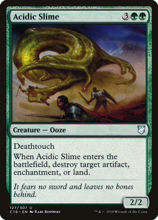 Acidic Slime [Commander 2018] | Boutique FDB TCG