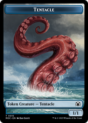 Tentacle // Human (26) Double-Sided Token [March of the Machine Commander Tokens] | Boutique FDB TCG