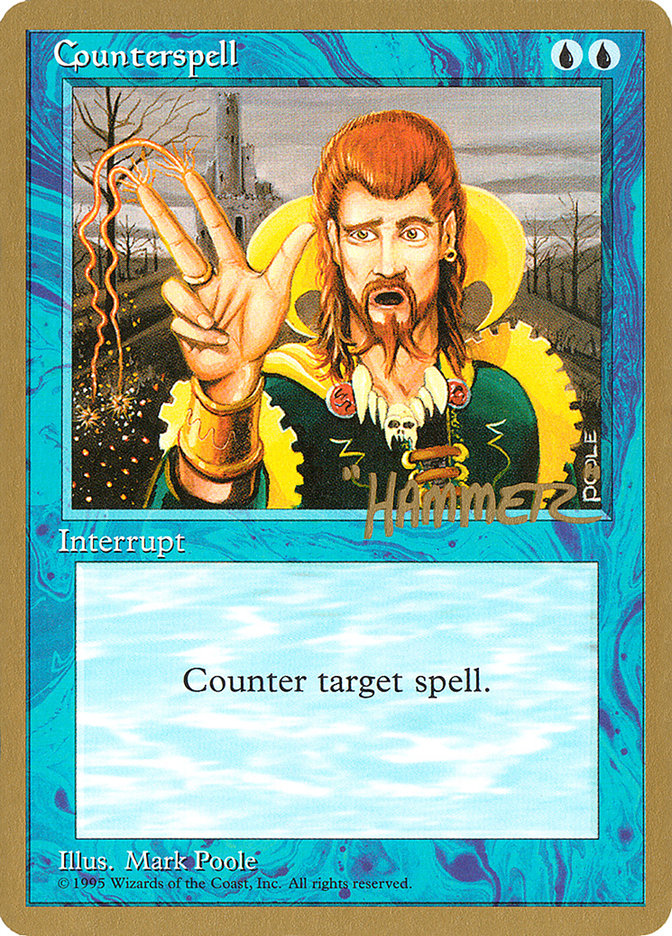 Counterspell (Shawn "Hammer" Regnier) [Pro Tour Collector Set] | Boutique FDB TCG