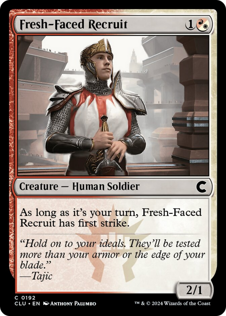 Fresh-Faced Recruit [Ravnica: Clue Edition] | Boutique FDB TCG