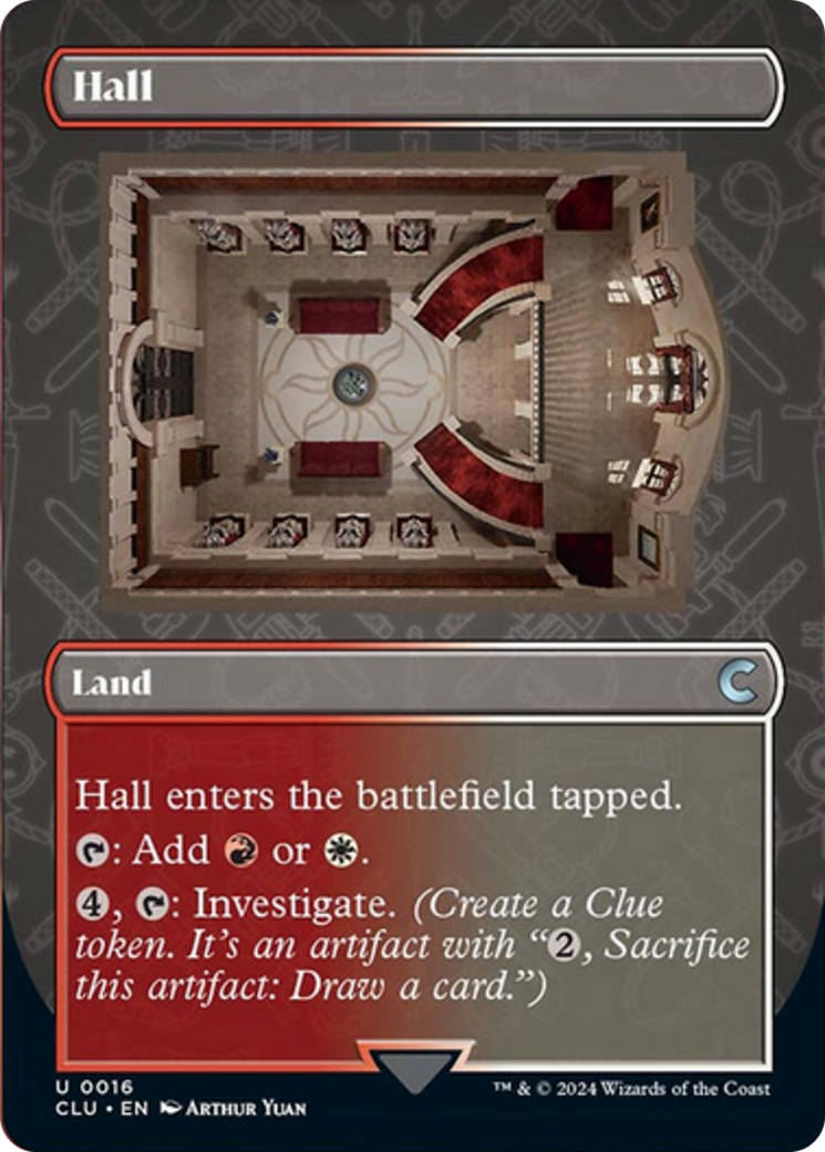 Hall (Borderless) [Ravnica: Clue Edition] | Boutique FDB TCG