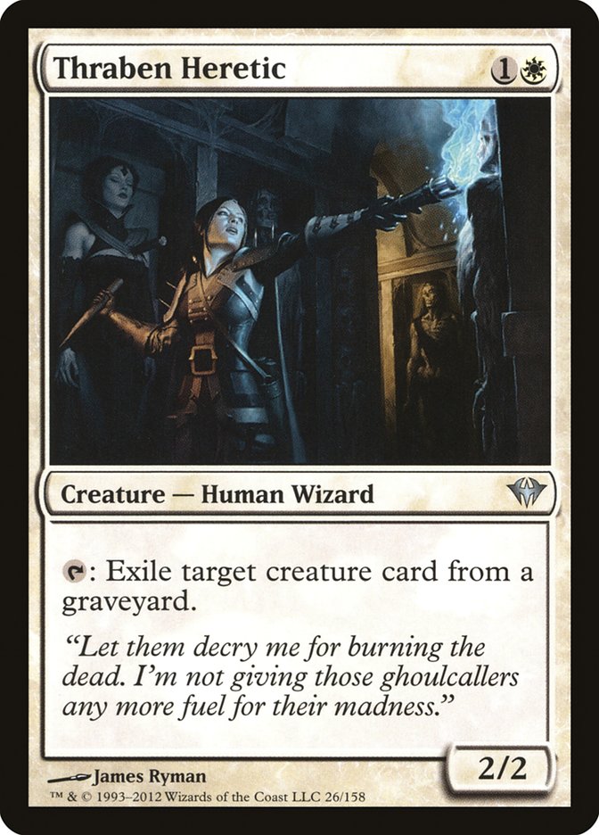 Thraben Heretic [Dark Ascension] | Boutique FDB TCG