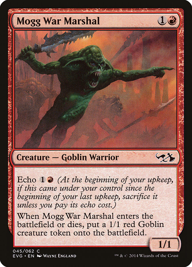 Mogg War Marshal (Elves vs. Goblins) [Duel Decks Anthology] | Boutique FDB TCG