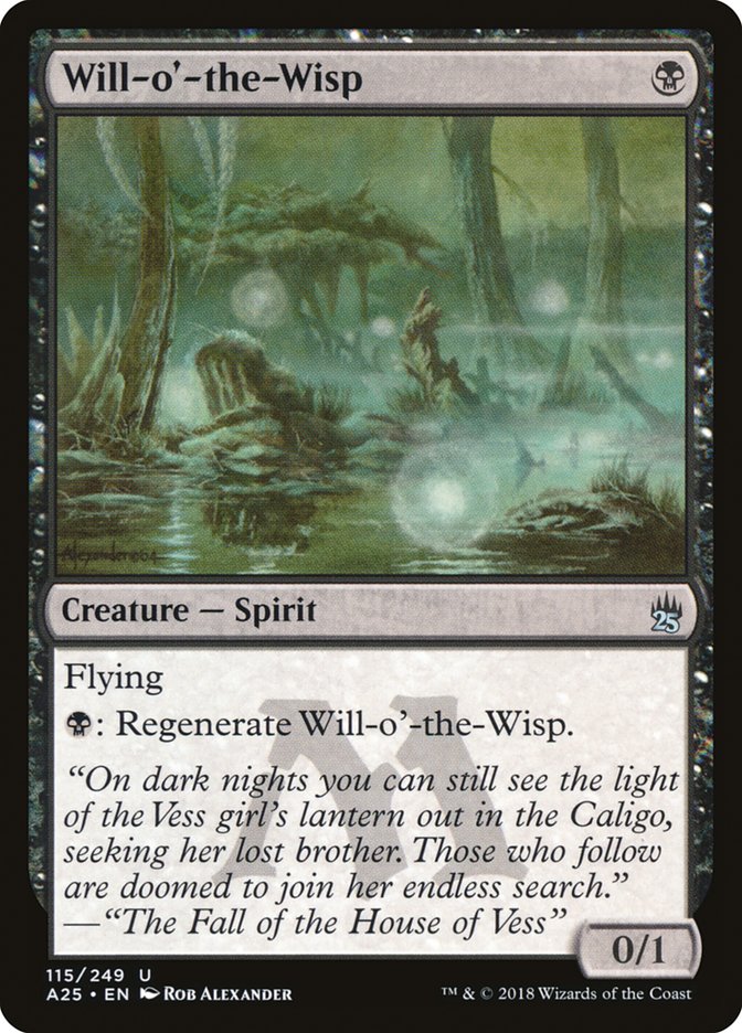Will-o'-the-Wisp [Masters 25] | Boutique FDB TCG