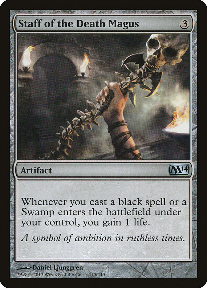 Staff of the Death Magus [Magic 2014] | Boutique FDB TCG