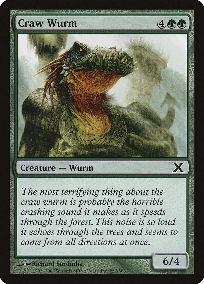 Craw Wurm [Tenth Edition] | Boutique FDB TCG