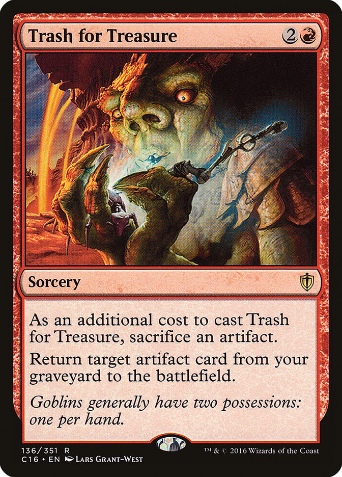 Trash for Treasure [Commander 2016] | Boutique FDB TCG