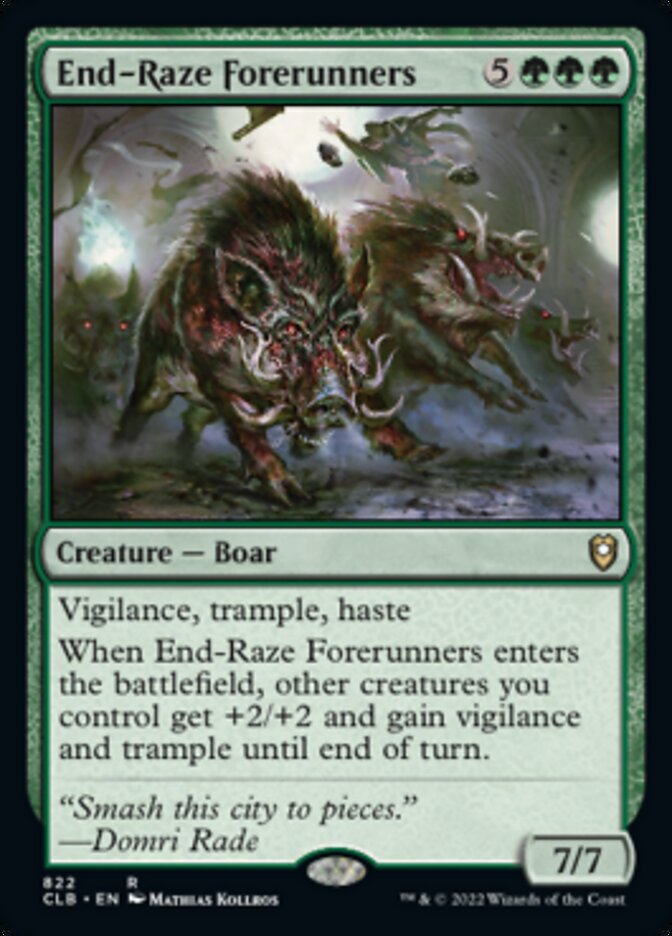 End-Raze Forerunners [Commander Legends: Battle for Baldur's Gate] | Boutique FDB TCG