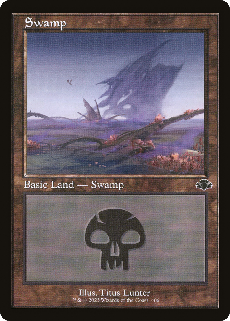 Swamp (406) (Retro) [Dominaria Remastered] | Boutique FDB TCG