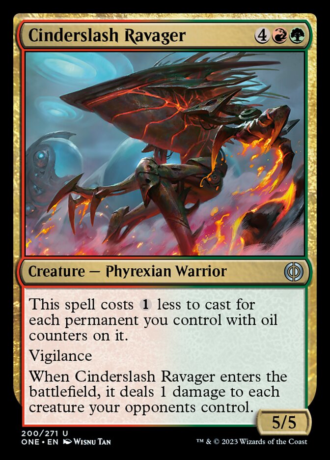 Cinderslash Ravager [Phyrexia: All Will Be One] | Boutique FDB TCG