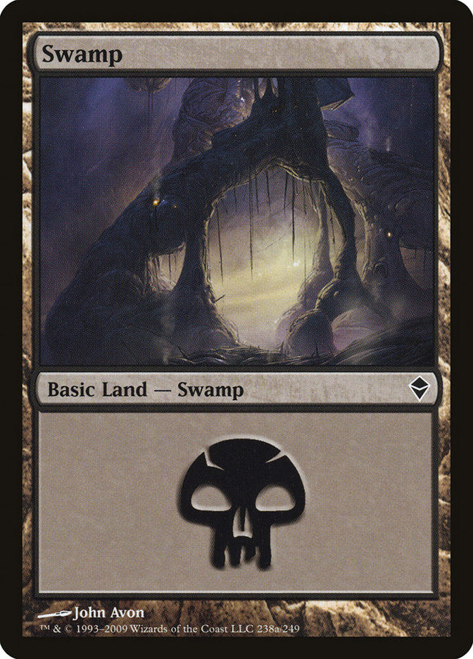 Swamp (238a) [Zendikar] | Boutique FDB TCG