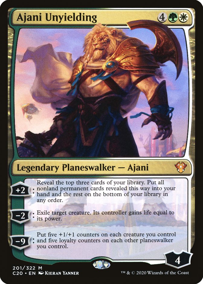 Ajani Unyielding [Commander 2020] | Boutique FDB TCG