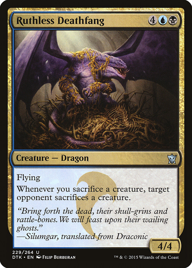 Ruthless Deathfang [Dragons of Tarkir] | Boutique FDB TCG