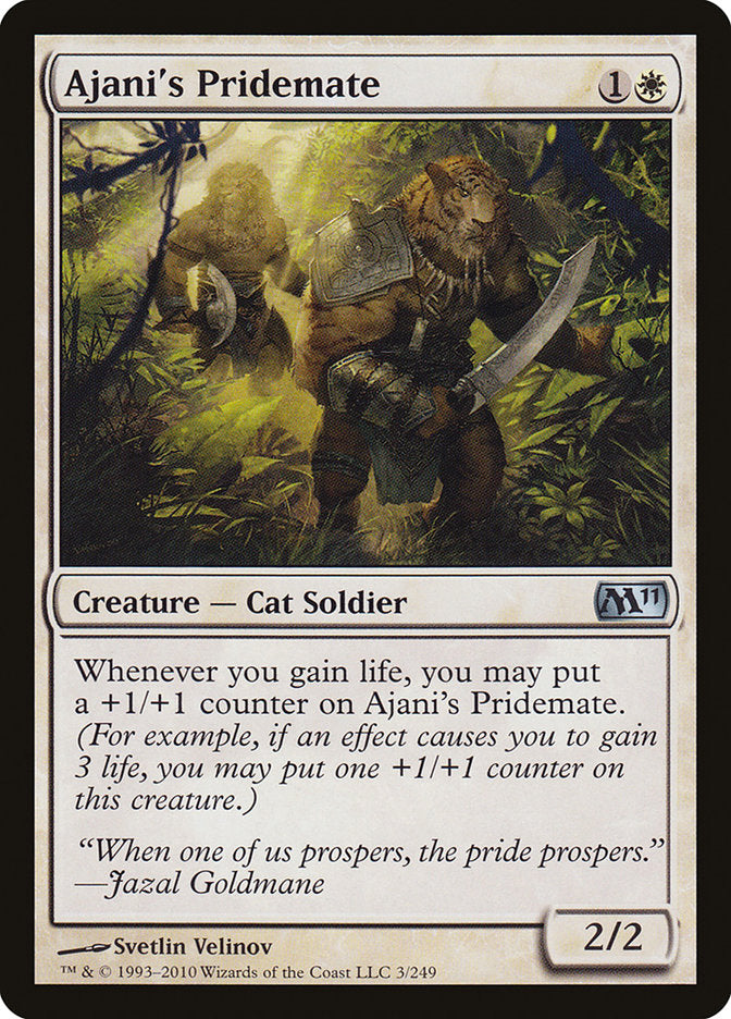 Ajani's Pridemate [Magic 2011] | Boutique FDB TCG