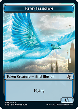 Bird Illusion // Demon Double-Sided Token [Game Night: Free-for-All Tokens] | Boutique FDB TCG